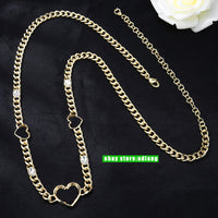 gold lve  grace fashion necklace beauty women 2024 high quality Adjustable length