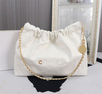 30*45*8cm leather chain shoulder bag high-capacity tote bag women 2024 high quality