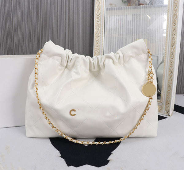 30*45*8cm leather chain shoulder bag high-capacity tote bag women 2024 high quality