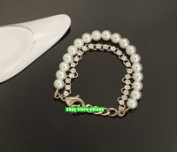 pearls and rhinestone grace fashion Bracelet beauty women 2024 high quality new