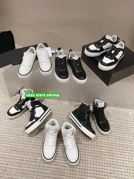 cow leather white black patchwork flats casual shoes fashion women 2023 35-41 comfort