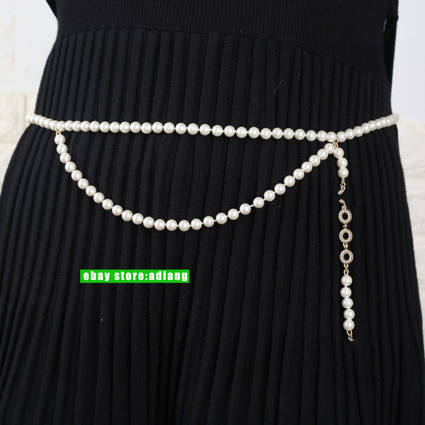 pearls waist chain fashion accessories classic grace belt women 2024 new High quality