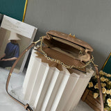 21.5*6*13.5cm high quality 46279 print canvas embroidery strap crossbody bag shoulder bag fashion 2024