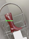 3.5cm cow leather high boots comfort shoes fashion classic women 2023 35-40