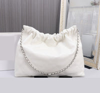 30*45*8cm leather chain shoulder bag high-capacity tote bag women 2024 high quality