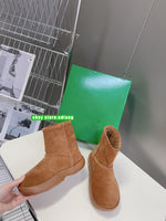 fleece lining Suede snow boots warm classic shoes fashion women 35-40 men 39-44 2023