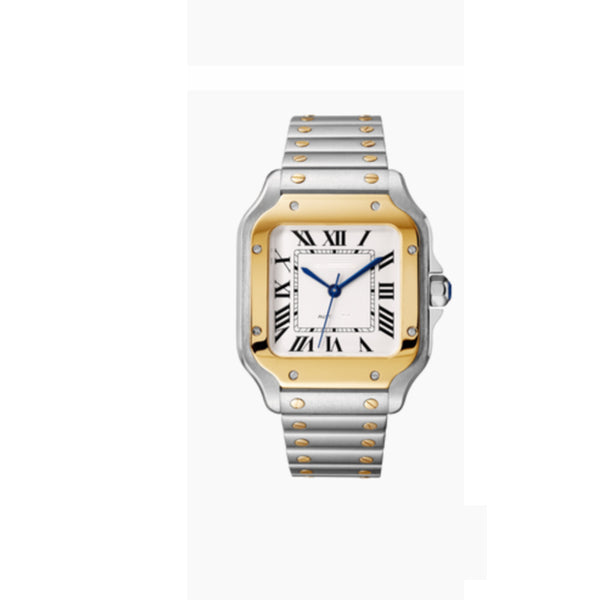 gold silve Square dial watch fashion women 2023 high quality