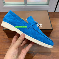 women 35-42 lace up Suede casual flats comfort boat shoes cow leather 2023 high quality