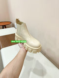 Thick soles Higher boots cow leather fashion shoes cool classic women 2023 35-41