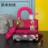 Top quality 16 colors 24*20*11cm handle +wide strap bag 8002# 2022 new