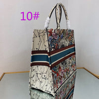 Top quality handle bag tote bag Embroidery 36.5*28*16cm  41.5*32*5cm 2022 new  1286S