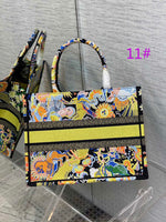 Top quality handle bag tote bag Embroidery 36.5*28*16cm  41.5*32*5cm 2022 new  1286S