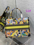 Top quality handle bag tote bag Embroidery 36.5*28*16cm  41.5*32*5cm 2022 new  1286S