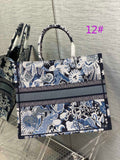 Top quality handle bag tote bag Embroidery 36.5*28*16cm  41.5*32*5cm 2022 new  1286S