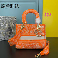 Top quality 16 colors 24*20*11cm handle +wide strap bag 8002# 2022 new