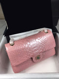 25.5*15.5*6.5cm Python pattern leather lining chain crossbody bag top quality