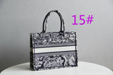 Top quality handle bag tote bag Embroidery 36.5*28*16cm  41.5*32*5cm 2022 new  1286S