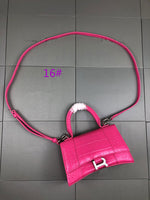 16 colors   Crocodile pattern leather crossbody handle handbag women fashion top quality 2022