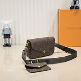 17*9.6*3.5cm print canvas removable card bag crossbody bag women fashion 2023