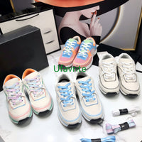 Fluorescence sneaker Colorful lace up casual shoes comfort fashion women 35-42 men38-45