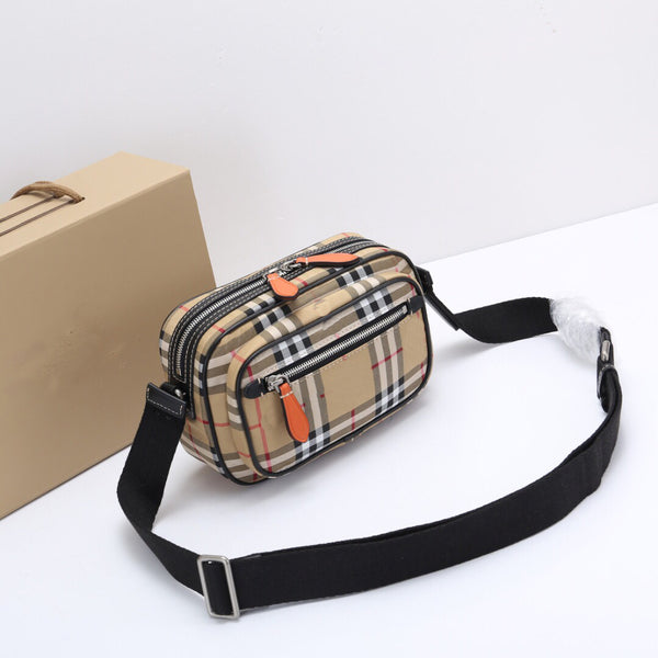 19138 vintage Lattice camera bag crossbody bag casual women men 22.5*14.5*8cm 2022 new