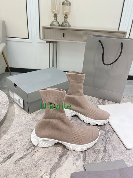 knitted sock boots casual shoes fashion women&men high quality 35-44