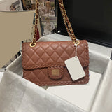 lamb leather chain bag shoulder bag women top quality 26*17*6cm