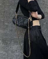 leather chain crossbody bag shoulder bag black 2022 new high quality