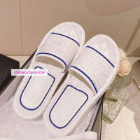 4cm thick bottom Contrast weave slippers comfort shoes fashion women high quality 35-40 2022new