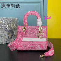 Top quality 16 colors 24*20*11cm handle +wide strap bag 8002# 2022 new