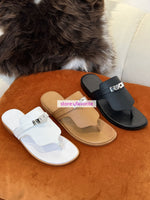 cow leather Flip flops slippers casual shoes women 35-41 top quality 2022