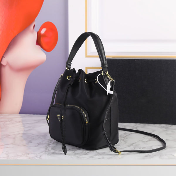 cow leather bucket bag handle crossbody bag women high quality 2022 new