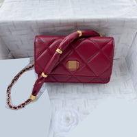 lamb leather mini classic bag crossbody bag women fashion high quality 12*19cm