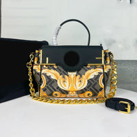 9007 print handle chain crossbody bag women high quality 2022 new