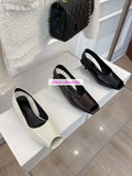 3.5cm stilettos cow leather mules fashion shoes pump women 2022new high quality 35-40