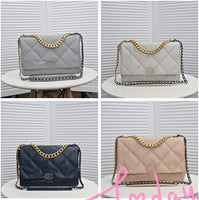 3 sizes  soft cow leather chian shoulder crossbody bag 12colors classic high quality