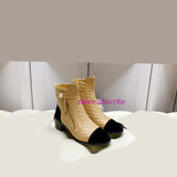 5.5cm heel black toe boots cool shoes fashion women top quality 35-40