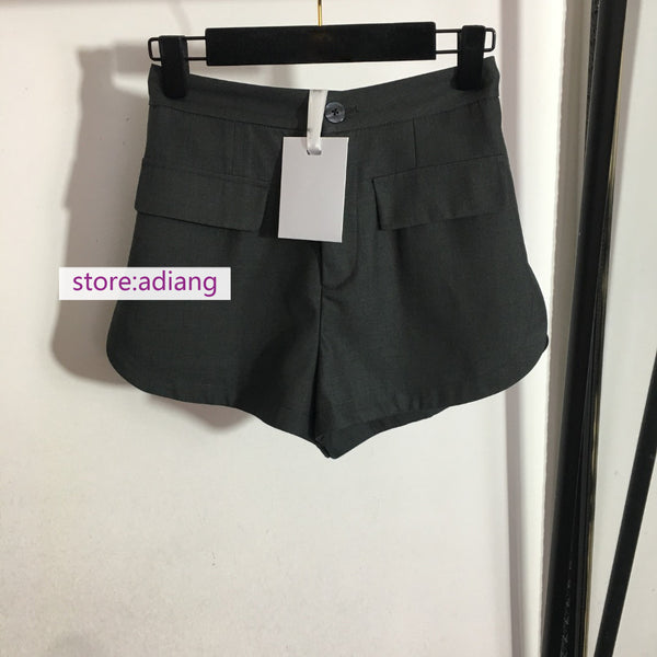 easy matching shorts fashion short pants women high quality 2022black gray SMLXL 394381341086