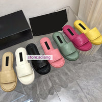 35-41 lamb leather slippers classic shoes women fashion grace women 2023 high quality