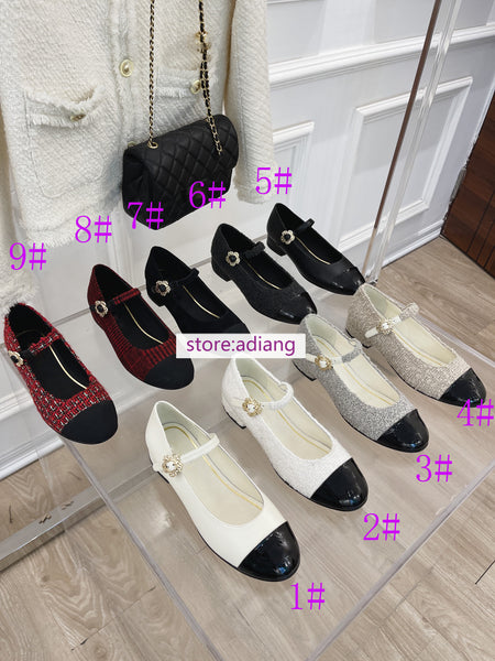 flats soft lamb leather boat shoes comfort Mary Jane shoes fashion women 2023 high quality