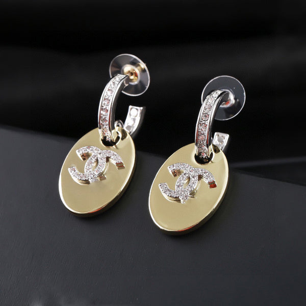 gold brife erring drill exquisite women fashion 2023 high quality