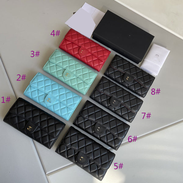 8 colors real leather mini wallet women fashion high quality 19*10cm