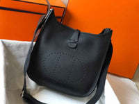 28cm leather tote bag wide strap men women high quality 2022new