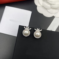 classic pearls Earrings grace 925 Silver needle fashion women 2022 new