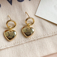 brief gold love earring grace  fashion  women classic