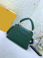 27*18*9cm cow leather handle crossbody bag fashion women 2023 high quality