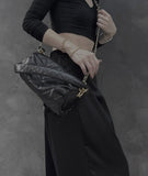 leather chain crossbody bag shoulder bag black 2022 new high quality