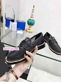 silk mesh flats fashion leather lining boat shoes women 2022ss 35-40 high quality