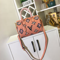 25*19*15cm print canvas leather handle handbag Pillow bag crossbody bag women 2023