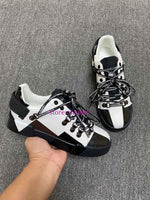 flats shoes lace up casual shoes fashion women 35-41 men 38-45